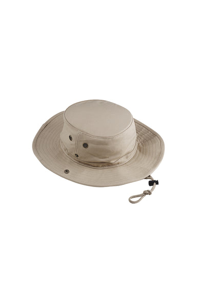 Big Accessories HCO Mens Outlander Bucket Hat Natural Flat Front