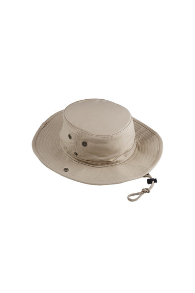 Big Accessories Hats HCO Mens Outlander Bucket Hat Natural Flat Front
