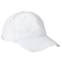 Adams Mens Distressed Adjustable Hat - White