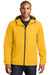 Port Authority J7710 Mens Northwest Slicker Waterproof Full Zip Hooded Jacket Slicker Yellow Model Front