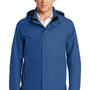Port Authority Mens Collective Waterproof Full Zip Hooded Jacket - Night Sky Blue - Closeout
