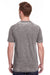 J America JA8115/8115 Mens Vintage Zen Jersey Short Sleeve Crewneck T-Shirt Cement Grey Model Back