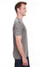 J America JA8115/8115 Mens Vintage Zen Jersey Short Sleeve Crewneck T-Shirt Cement Grey Model Side