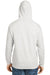 J America JA8815/8815 Mens Tailgate Fleece Hooded Sweatshirt Hoodie w/ Pouch Pocket Heather Oatmeal Model Back