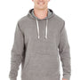 J America Mens Fleece Hooded Sweatshirt Hoodie w/ Pouch Pocket - Smoke Grey
