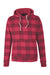 J America JA8871/8871 Mens Fleece Hooded Sweatshirt Hoodie w/ Pouch Pocket Red Buffalo Flat Front