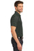 Port Authority K555 Mens Moisture Wicking Short Sleeve Polo Shirt Smoke Grey Model Side