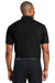 Port Authority K600 Mens EZPerformance Moisture Wicking Short Sleeve Polo Shirt Black Model Back