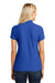 Port Authority L100 Womens Core Classic Short Sleeve Polo Shirt True Royal Blue Model Back