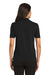 Port Authority L455 Womens Rapid Dry Moisture Wicking Short Sleeve Polo Shirt Jet Black Model Back