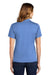 Sport-Tek L469 Womens Dri-Mesh Moisture Wicking Short Sleeve Polo Shirt Blueberry Model Back
