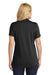 Port Authority LK110 Womens Dry Zone Moisture Wicking Short Sleeve Polo Shirt Deep Black Model Back