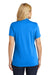 Port Authority LK110 Womens Dry Zone Moisture Wicking Short Sleeve Polo Shirt Coastal Blue Model Back