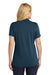 Port Authority LK110 Womens Dry Zone Moisture Wicking Short Sleeve Polo Shirt River Navy Blue Model Back