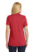 Port Authority LK110 Womens Dry Zone Moisture Wicking Short Sleeve Polo Shirt Rich Red Model Back