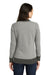 New Era LNEA503 Womens Sueded French Terry Full Zip Jacket Light Graphite Grey Twist/Graphite Grey Model Back