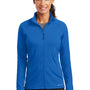 Ogio Womens Endurance Radius Moisture Wicking Full Zip Sweatshirt w/ Pockets - Electric Blue