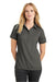 Ogio LOG101 Womens Jewel Moisture Wicking Short Sleeve Polo Shirt Rogue Grey Model Front