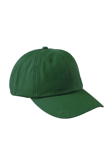 Adams LP104 Mens Optimum II Adjustable Hat Forest Green Flat Front