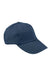 Adams Hats LP104 Mens Optimum II Adjustable Hat Navy Blue Flat Front