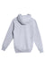 Lane Seven LS14001 Mens Premium Hooded Sweatshirt Hoodie w/ Pouch Pocket Heather Grey Flat Back