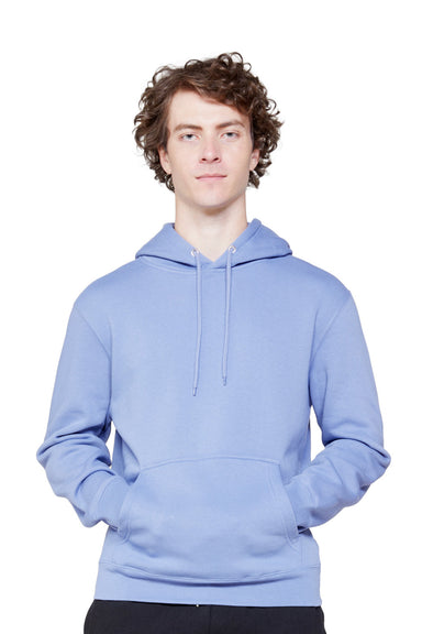Lane Seven LS14001 Mens Premium Hooded Sweatshirt Hoodie w/ Pouch Pocket Colony Blue Model Front