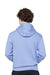 Lane Seven LS14001 Mens Premium Hooded Sweatshirt Hoodie w/ Pouch Pocket Colony Blue Model Back