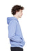 Lane Seven LS14001 Mens Premium Hooded Sweatshirt Hoodie w/ Pouch Pocket Colony Blue Model Side