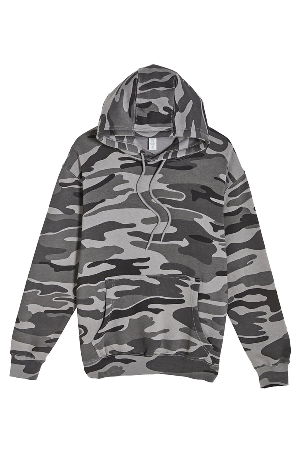 Lane Seven LS14001 Mens Premium Hooded Sweatshirt Hoodie w/ Pouch Pocket Slate Camo Flat Front
