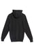 Lane Seven LS14001 Mens Premium Hooded Sweatshirt Hoodie w/ Pouch Pocket Black Flat Back