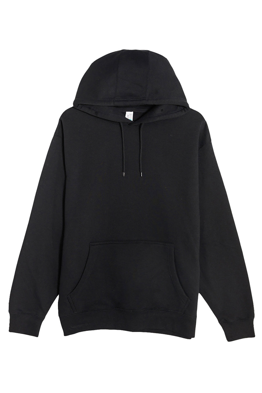 Lane Seven LS14001 Mens Premium Hooded Sweatshirt Hoodie w/ Pouch Pocket Black Flat Front