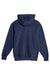 Lane Seven LS14001 Mens Premium Hooded Sweatshirt Hoodie w/ Pouch Pocket Navy Blue Flat Back