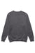 Lane Seven LS14004 Mens Premium Crewneck Sweatshirt Heather Charcoal Grey Flat Back
