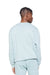 Lane Seven LS14004 Mens Premium Crewneck Sweatshirt Seafoam Blue Model Back