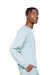 Lane Seven LS14004 Mens Premium Crewneck Sweatshirt Seafoam Blue Model Side