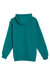 Lane Seven LS19001 Mens Hooded Sweatshirt Hoodie w/ Pouch Pocket Teal Green Flat Back