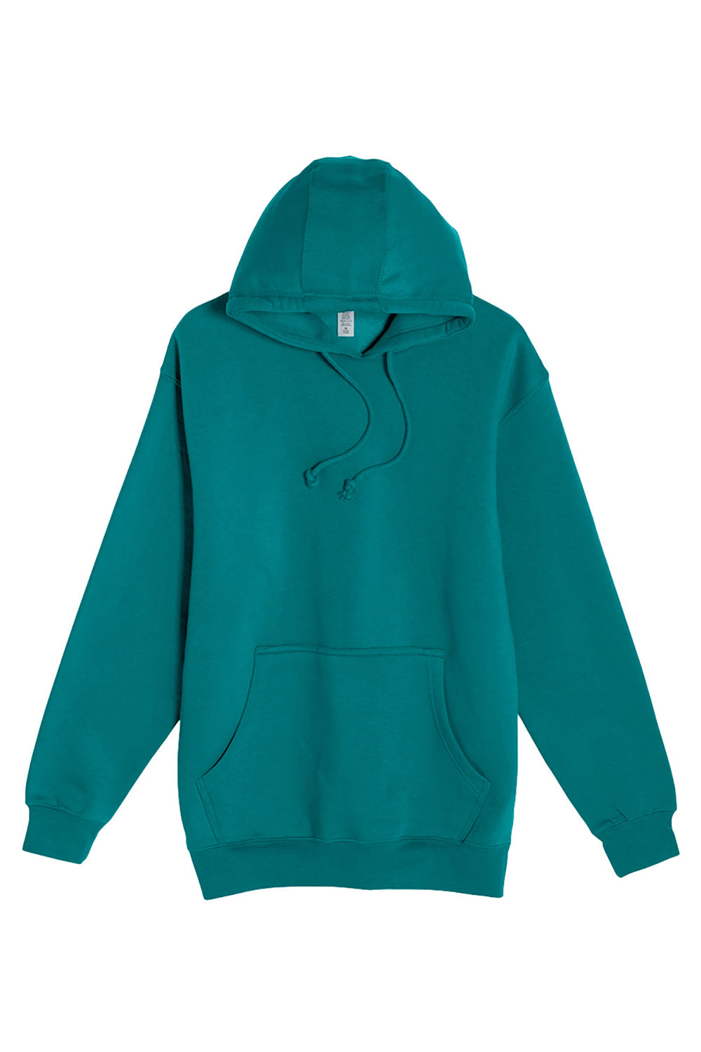 Lane Seven LS19001 Mens Hooded Sweatshirt Hoodie w/ Pouch Pocket Teal Green Flat Front