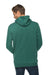 Lane Seven LS19001 Mens Hooded Sweatshirt Hoodie w/ Pouch Pocket Teal Green Model Back