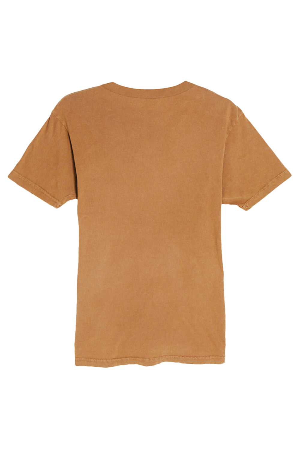 Lane Seven LST002 Mens Vintage Short Sleeve Crewneck T-Shirt Vintage Camel Flat Back