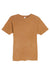 Lane Seven LST002 Mens Vintage Short Sleeve Crewneck T-Shirt Vintage Camel Flat Front