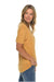 Lane Seven LST002 Mens Vintage Short Sleeve Crewneck T-Shirt Vintage Mustard Yellow Model Side