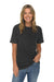 Lane Seven LST002 Mens Vintage Short Sleeve Crewneck T-Shirt Black Model Front