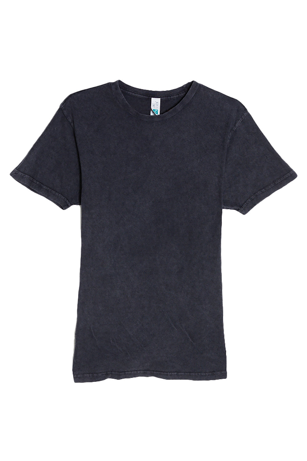Lane Seven LST002 Mens Vintage Short Sleeve Crewneck T-Shirt Black Flat Front