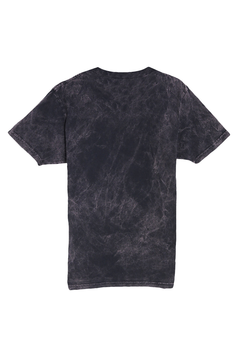 Lane Seven LST002 Mens Vintage Short Sleeve Crewneck T-Shirt Cloud Black Flat Back