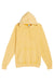 Lane Seven LST004 Mens Vintage Raglan Hooded Sweatshirt Hoodie w/ Pouch Pocket Vintage Mustard Yellow Flat Front