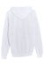 Lane Seven LST004 Mens Vintage Raglan Hooded Sweatshirt Hoodie w/ Pouch Pocket Vintage White Flat Back