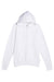 Lane Seven LST004 Mens Vintage Raglan Hooded Sweatshirt Hoodie w/ Pouch Pocket Vintage White Flat Front