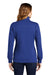 Sport-Tek LST253 Womens Shrink Resistant Fleece 1/4 Zip Sweatshirt True Royal Blue Model Back