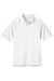 Harriton M211 Mens Advantage Tactical Moisture Wicking Short Sleeve Polo Shirt White Flat Front