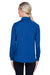 Harriton M211LW Womens Advantage Tactical Moisture Wicking Long Sleeve Polo Shirt True Royal Blue Model Back
